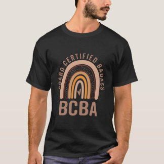 ボード認定バダスレインボーBcba Tシャツ