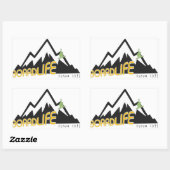 ボード・ライフ・ステッカー 長方形シール (シート)