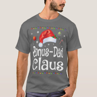 ボーナおもしろいスパパクロースクリスマスパジャマスサンタGif Tシャツ