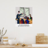 ボーナスのボスに問題があるか ポスター (キッチン)