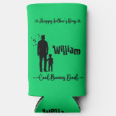 ボーナスクールパパハッピーファーザーズデイ | スリム缶クーラー (正面)