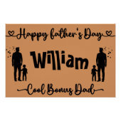 ボーナスクールパパハッピーファーザーズデイ | ポスター (正面)