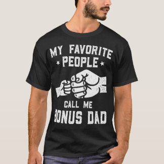 ボーナスダッドと慕ってくれる人たち Tシャツ