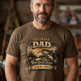ボーナスダッド リールグレートチョイス フィッシング 父の日 Tシャツ