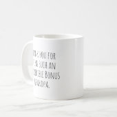 ボーナスト grandfather 感謝の温かいギフト コーヒーマグカップ (正面左)