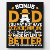 ボーナスパパの愛 – 無条件で真 フォトプラーク (正面)