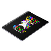 ボーナスパパの誕生日プリンセスユニコーンダービング ノートブック (左側)