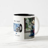 ボーナスパパ写真タイプデザイン ツートーンマグカップ (正面右)