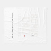 ボーナスパパ心のこもったブランケットギフトからの娘の息子 フリースブランケット (正面(横))