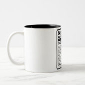 ボーナスパパ栄養事実 ツートーンマグカップ (左)