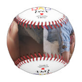 ボーナスパパ父の日の写真野球 野球ボール (正面)