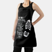 ボーナスパパ父の日の贈り物Stepdad for Daught エプロン (インサイチュ)