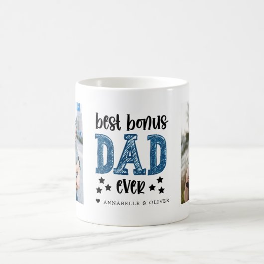 「ボーナスパパ」ステップパパ写真 コーヒーマグカップ (中央)