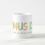 ボーナスパパ/ StepDadありがとう コーヒーマグカップ (中央)