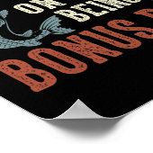 ボーナスボーナスフェクパパ父の日魚釣りボン ポスター (角)