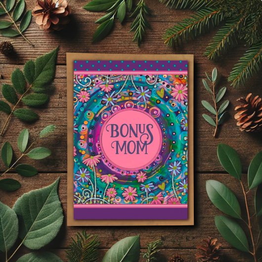 ボーナスマかわいらしマユニークーフローラ母の日 カード