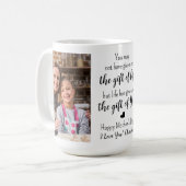 ボーナスママカスタム詩の歌2写真母の日 コーヒーマグカップ (正面左)