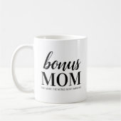ボーナスマママグ |世界をより豊かにする素晴らし コーヒーマグカップ (左)
