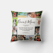 ボーナスマムステップマム引用文台本12フォトコラージュ クッション (裏面)