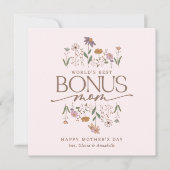ボーナスマムフォトマザーズデイカード カード (正面)