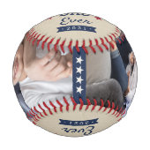ボーナス最高のパパあり |フォトカスタムー 野球ボール (正面)