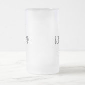 ボーナス最高のパパあり フロストグラスビールジョッキ (中央)