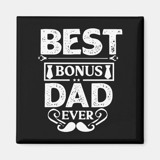 ボーナス最高のパパあり マグネット (正面)