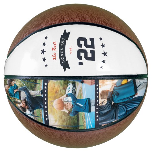 ボーナス最高のパパあり |父カスタムの日の写真 バスケットボール (正面)
