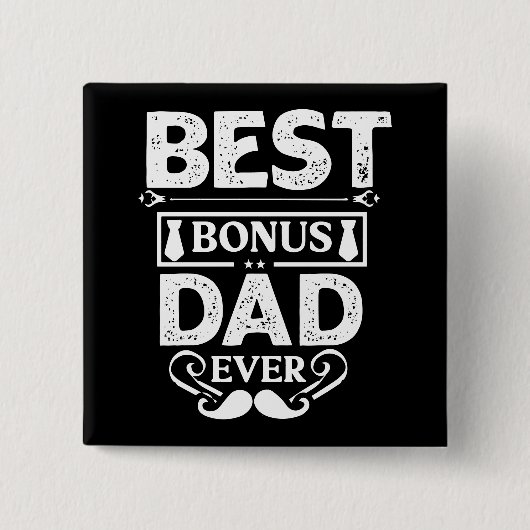ボーナス最高のパパあり 缶バッジ (正面)
