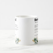 ボーナス最高のパパの定義 コーヒーマグカップ (中央)