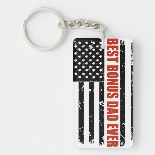 ボーナス最高のパパ常フラグ キーホルダー (正面)