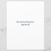 ボーナス最高のパパ父親の日の子供の写真 (裏面)