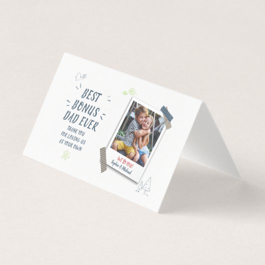 ボーナス最高のパパEver Faters Day Kids写真 (正面)