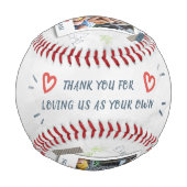 ボーナス最高のパパEver Faters Day Kids写真 野球ボール (裏面)