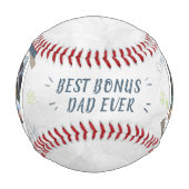 ボーナス最高のパパEver Faters Day Kids写真 野球ボール (正面)