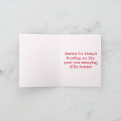 ボーナス母さん！ |ステプおもしろいマザー誕生日 カード (内部)