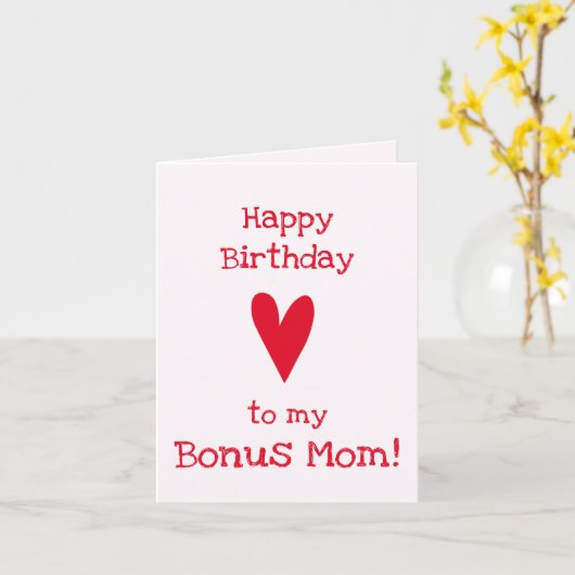 ボーナス母さん！ |ステプおもしろいマザー誕生日 カード (黄色い花)