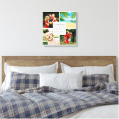 ボーナパーソナライズされたーママ定義4写真 キャンバスプリント (インサイチュ (寝室))