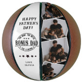 ボーナモダンスパパ引用文と4倍の写真 バスケットボール (縦)