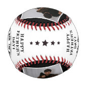 ボーナモダンスパパ引用文と4倍の写真 野球ボール (裏面)