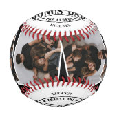 ボーナモダンスパパ引用文と4倍の写真 野球ボール (正面)