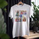 ボーナ最高のスパパEver 4 Photo Tシャツ<br><div class="desc">ボー最高のナスパパパーソナライズされたTシャツ – 父の日または義理の父の誕生日に最適。この写真テンプレートは、4人の家族の写真と自分の写真のコラージュを作成するために設お気に入りの定されている。写真は「今までボーナス最高のパパ」という言葉で分けられ、イニシャルを追加することもできる。Tシャツは青と白のフレッシュ頭が切れるでカラーパレットが付いている。年間の任意の時点でのステップパパのための有用なギフト。</div>