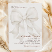 ボーニュートラルブライダルシャワー 招待状