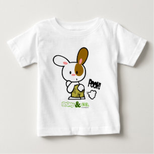 ボーニー&コーボーニープーホワイト乳児シャツ ベビーTシャツ