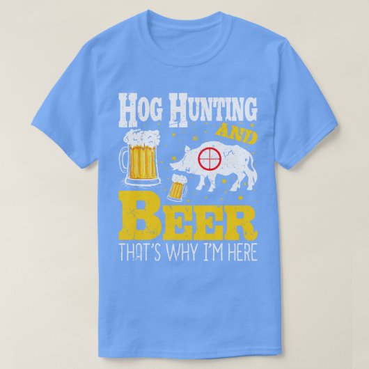 ボーハンタービールホッグ狩り Tシャツ (デザイン正面)