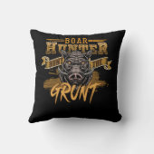 ボーハンター狩りザグルーンボーア狩りワイルドホッグ クッション (裏面)