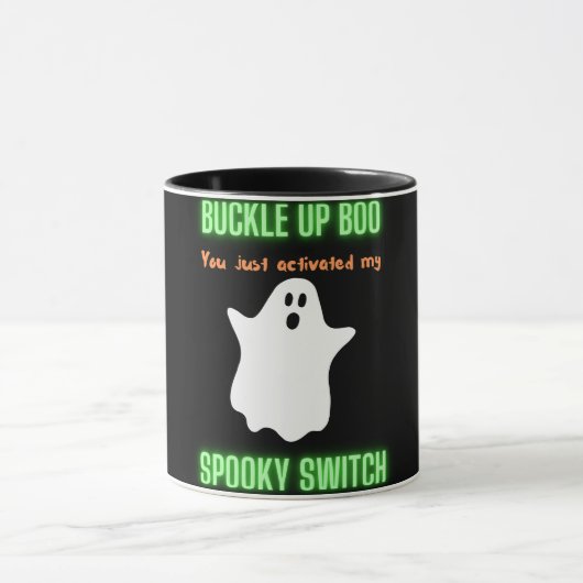 ボーバックルアップボースイッチを起動し不気味た マグカップ (中央)