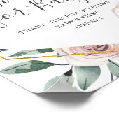 ボーバラ赤ちゃんシャワーベビー標識本 ポスター (角)