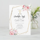 ボーバラ金ゴールドフレームRNナース卒業パーティー 招待状 (スタンド正面)