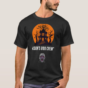 ボーパーソナライズされたクルーハロウィーンシャツ Tシャツ